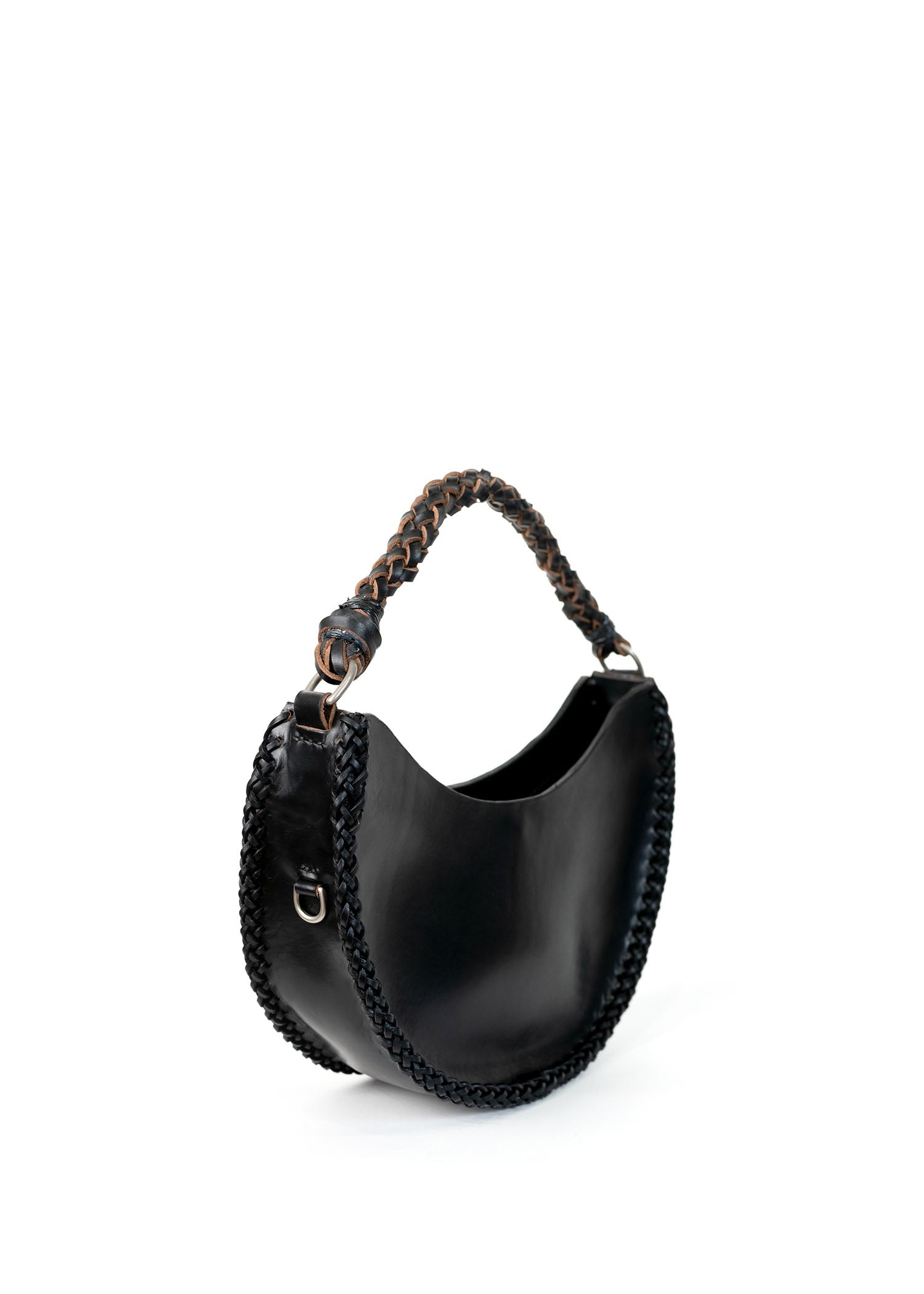 Mother of Pearl Halfmoon - Black