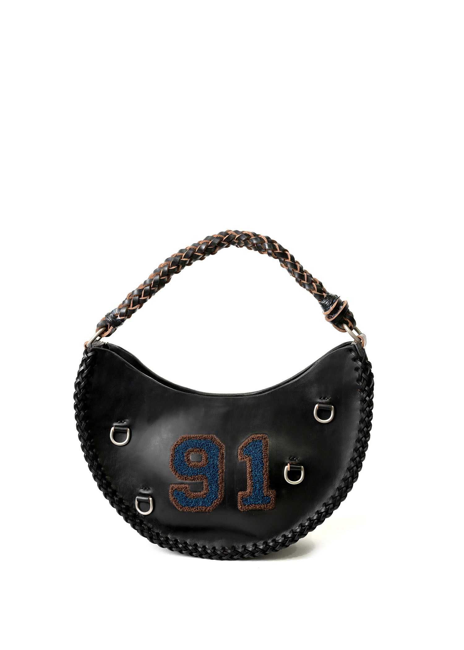 Half Moon Varsity Bag - Black