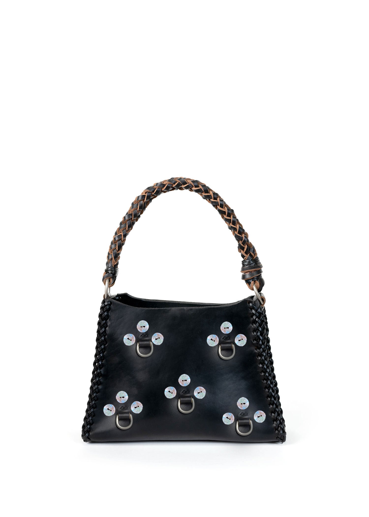 Small MOP Mast Pyramid Bag - Black