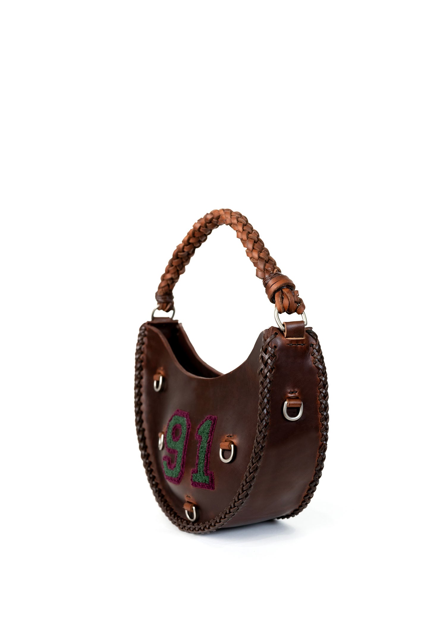 Half Moon Varsity Bag - Brown