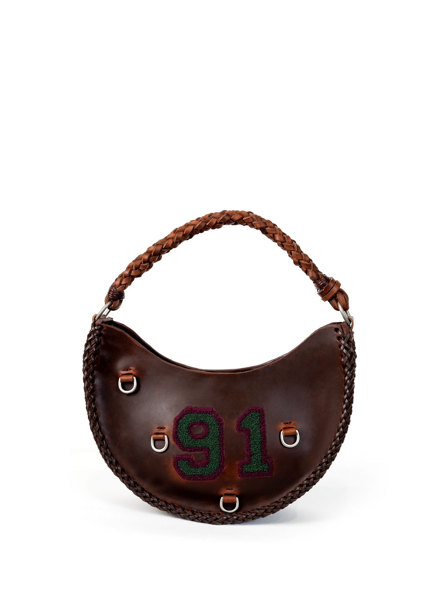 Half Moon Varsity Bag - Brown