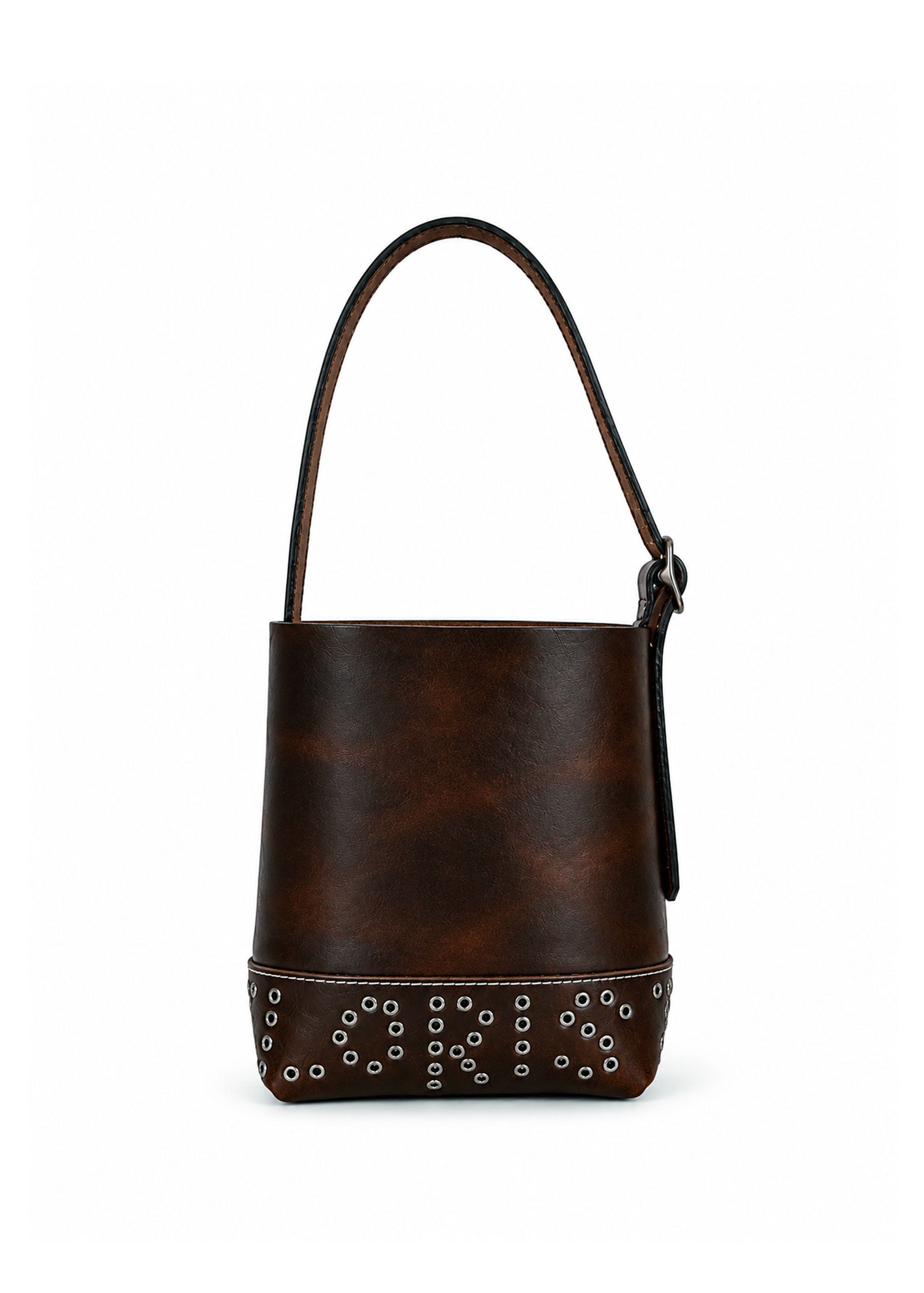 2-Piece Bucket Bag - Brown