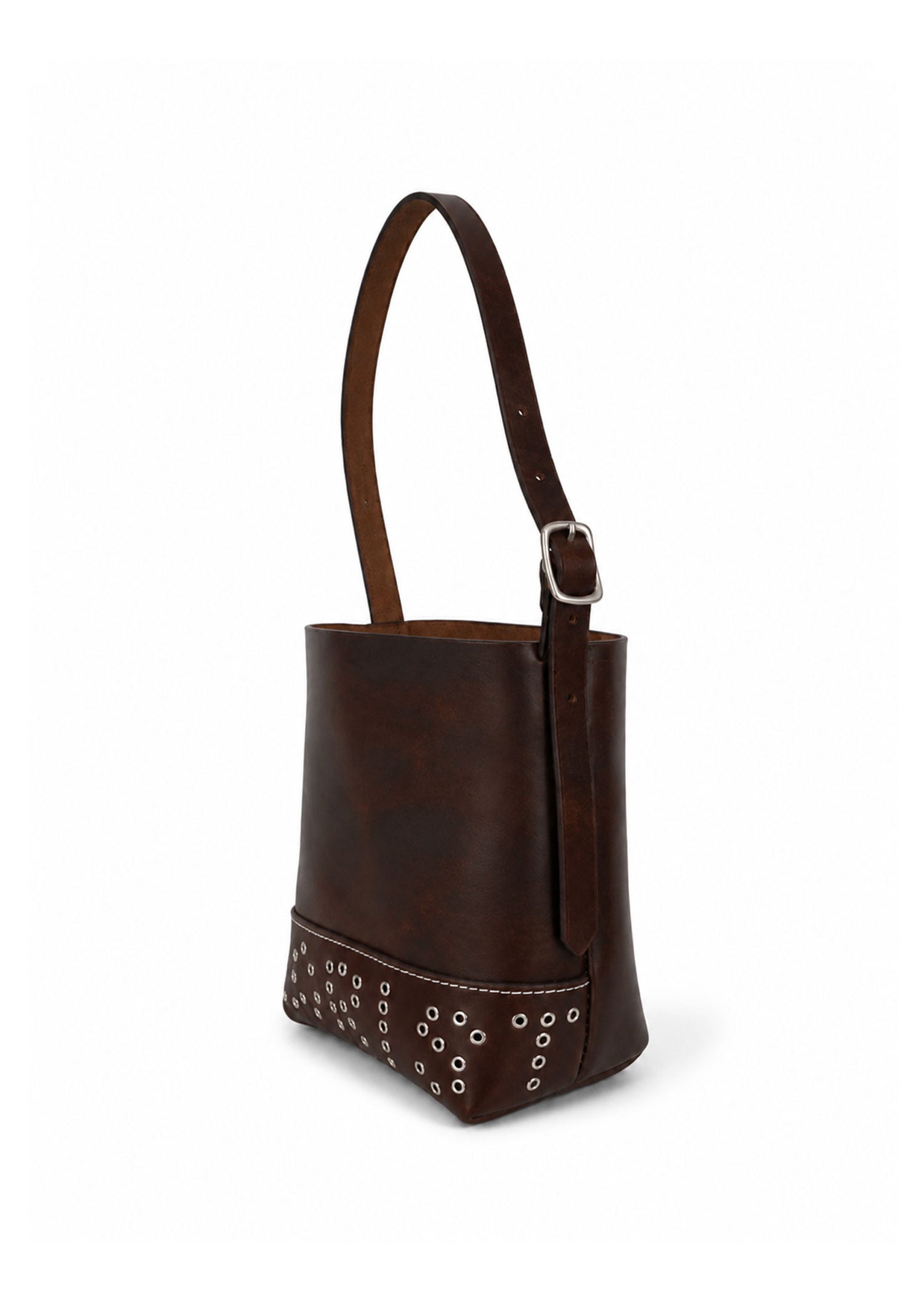 2-Piece Bucket Bag - Brown