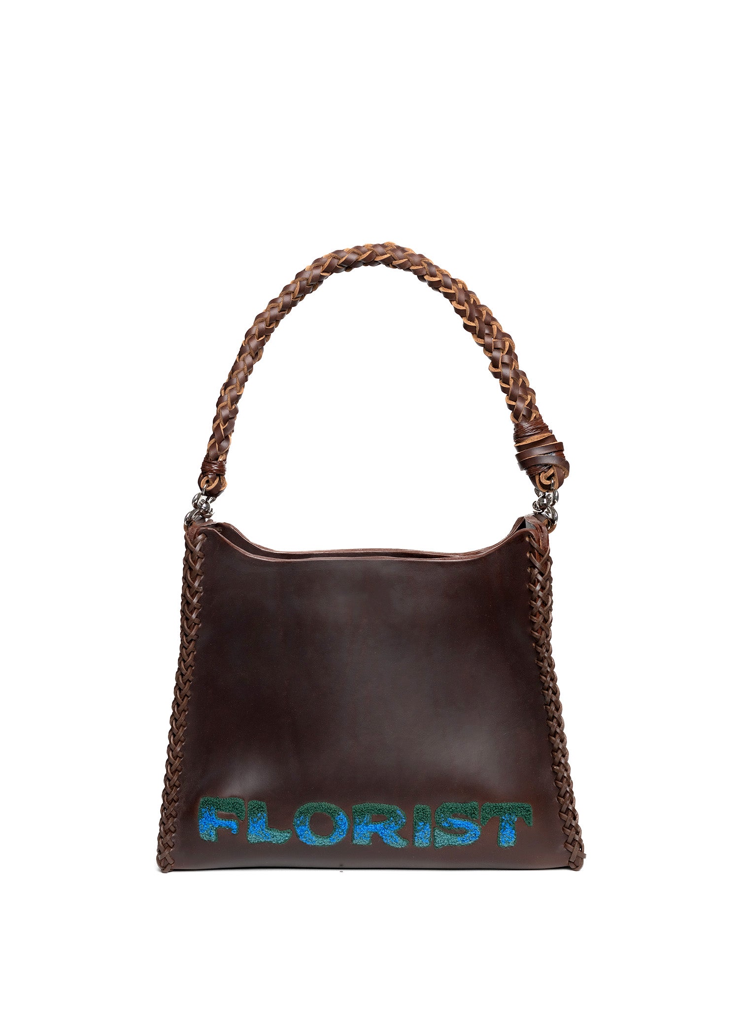 Pyramid Shoulder Bag - Brown