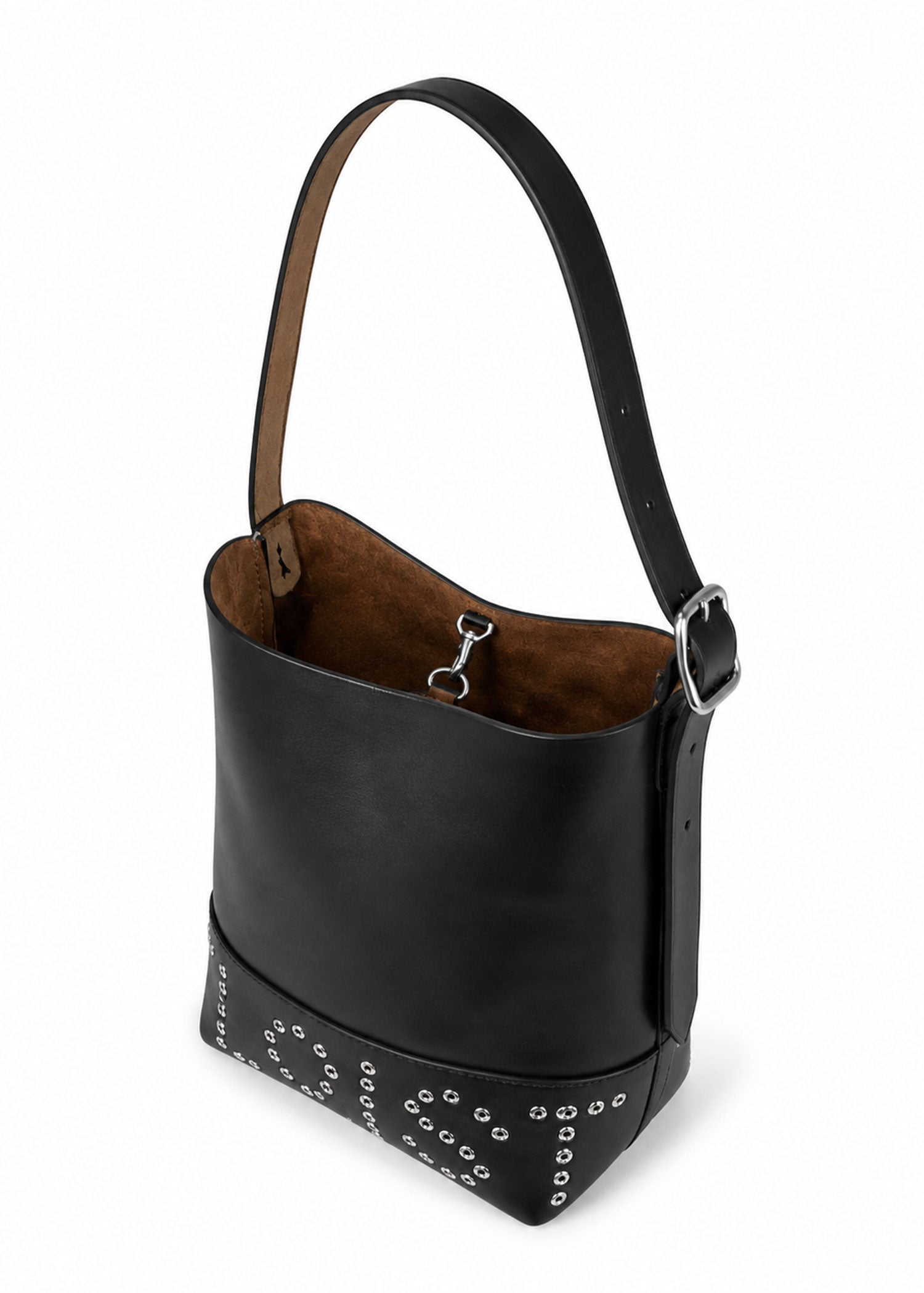 Large 2-Piece Bucket Bag - Black