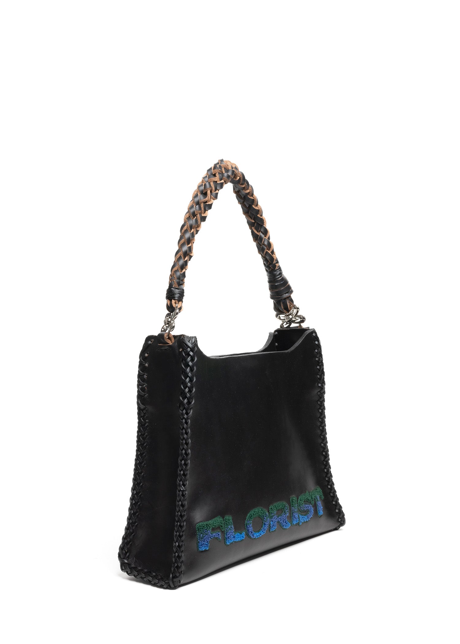 Pyramid Shoulder Bag - Black