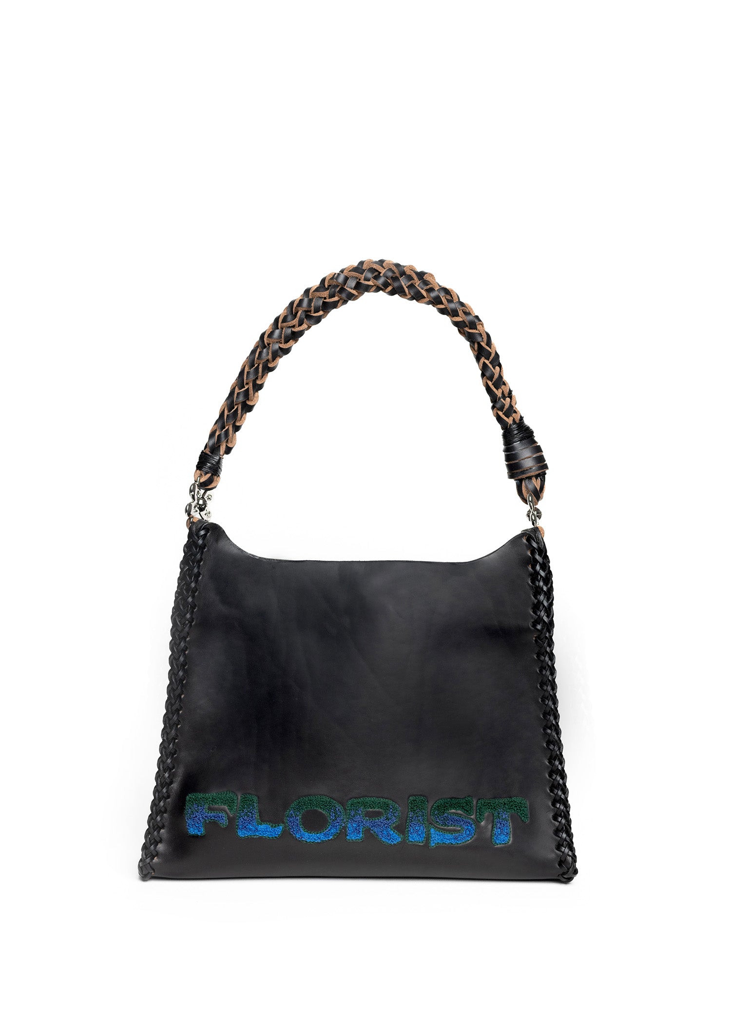 Pyramid Shoulder Bag - Black