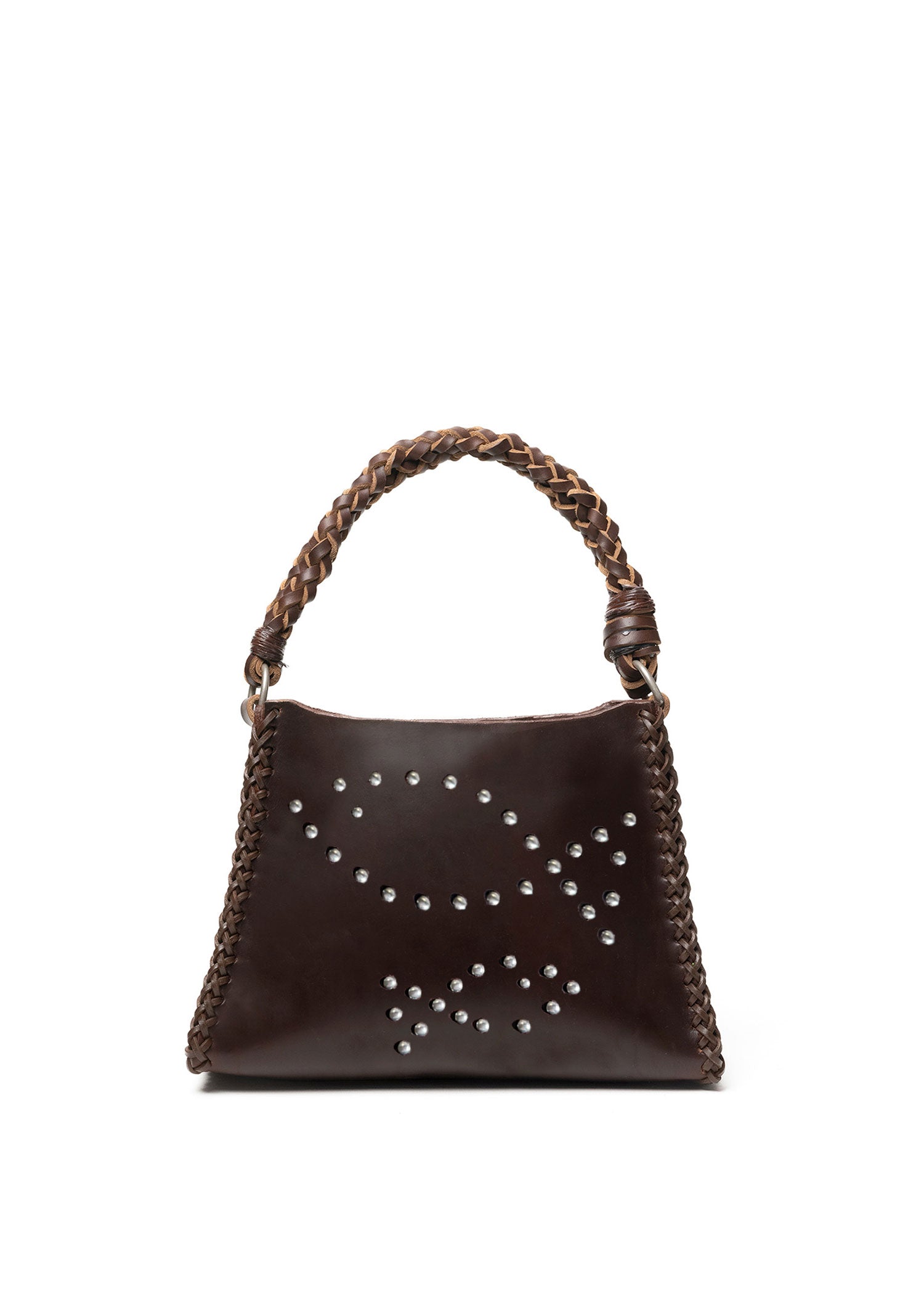 Small Fish Pyramid Bag - Brown