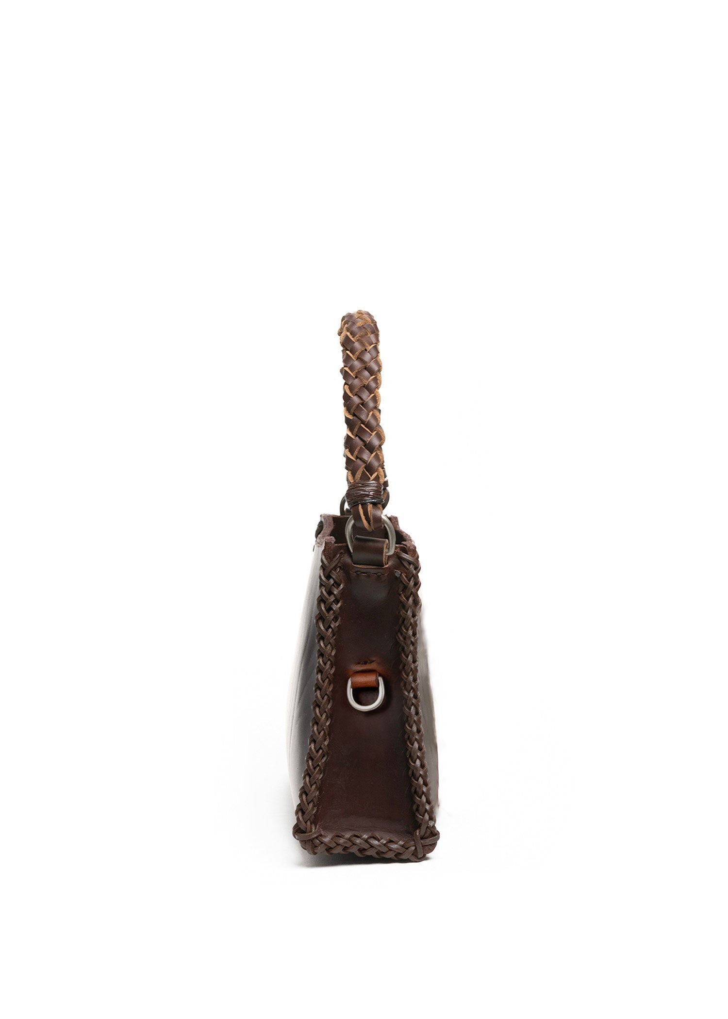 Small MOP Mast Pyramid Bag - Brown