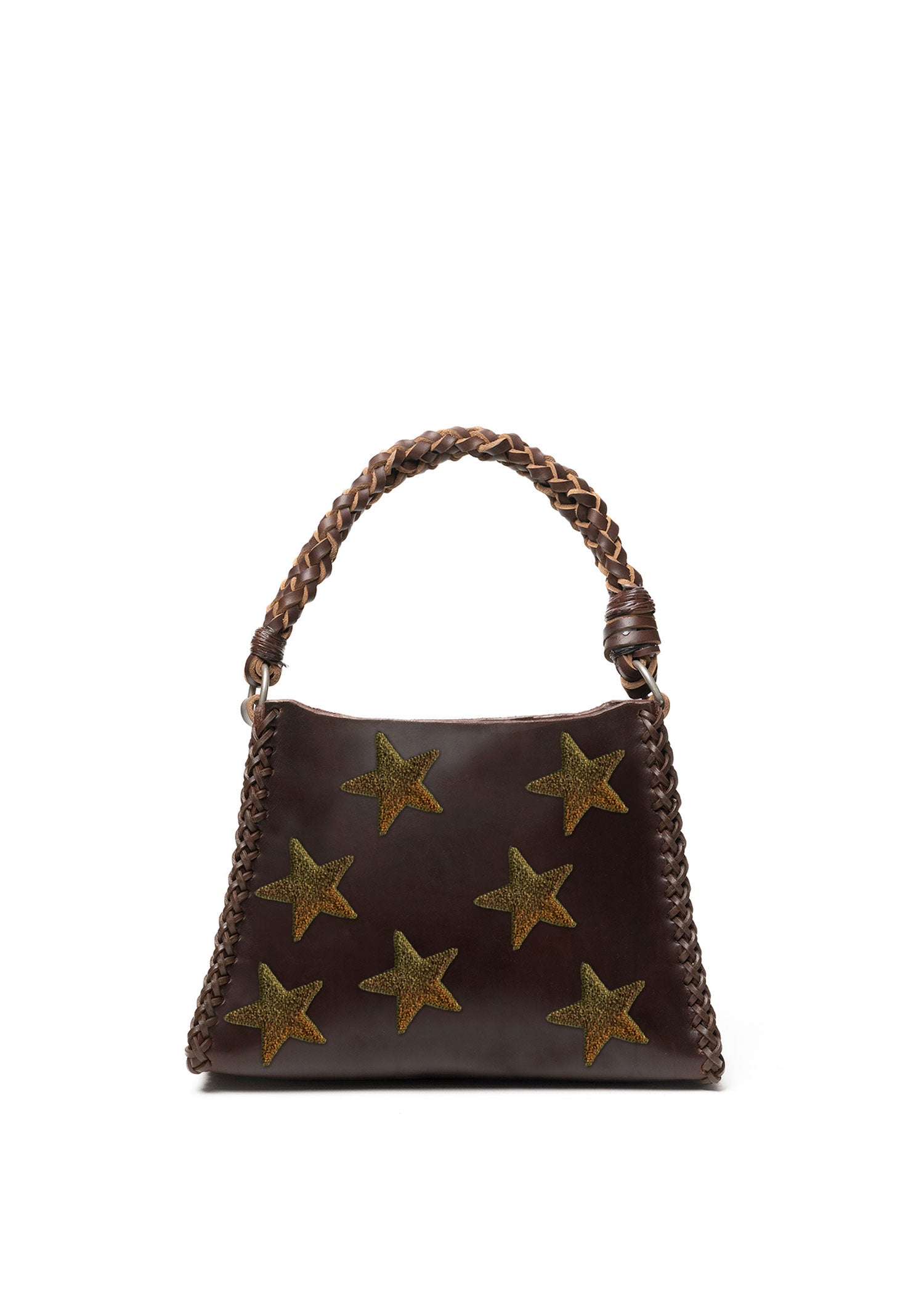 Small Star Pyramid Bag - Brown