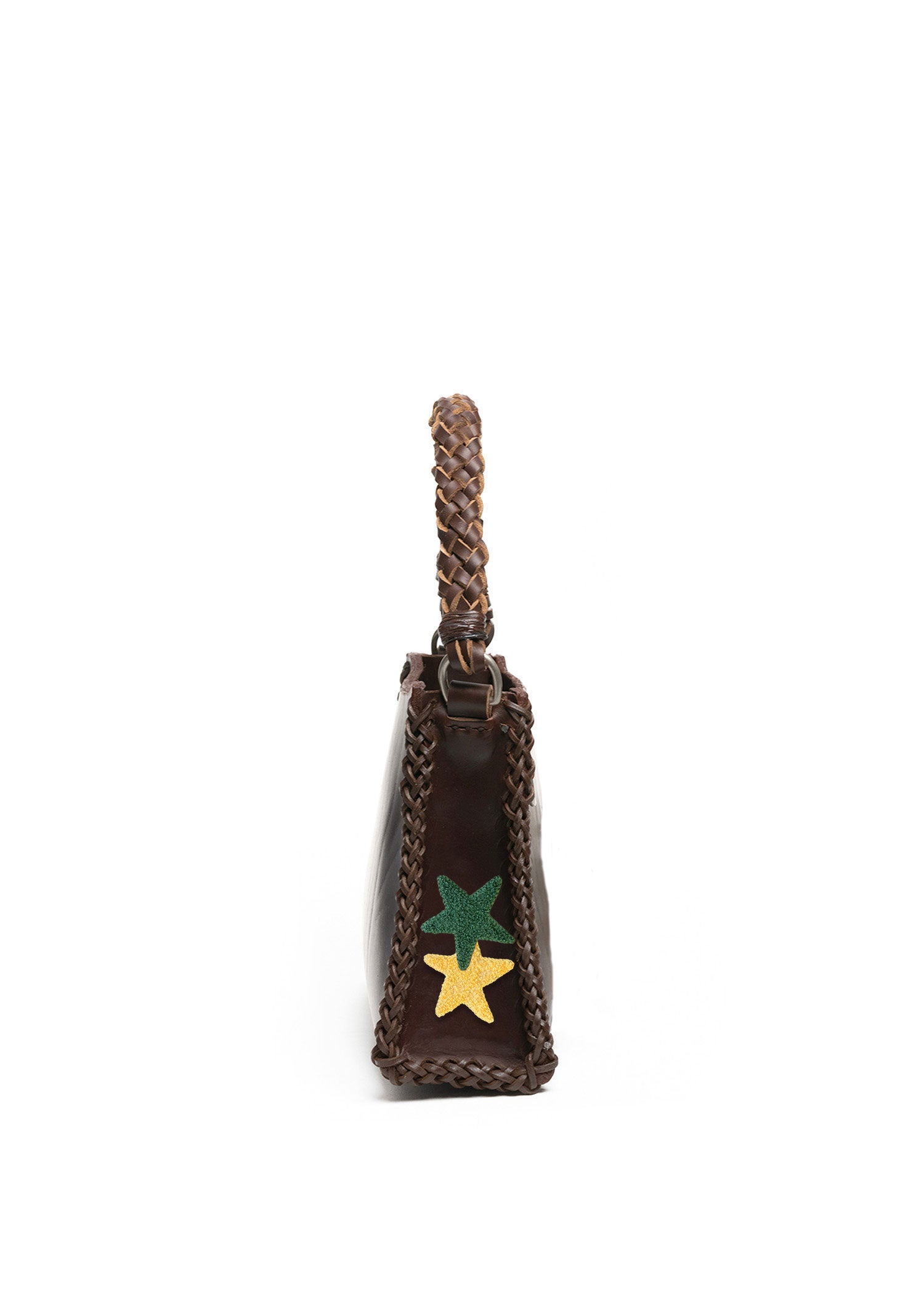 Small Star Pyramid Bag - Brown