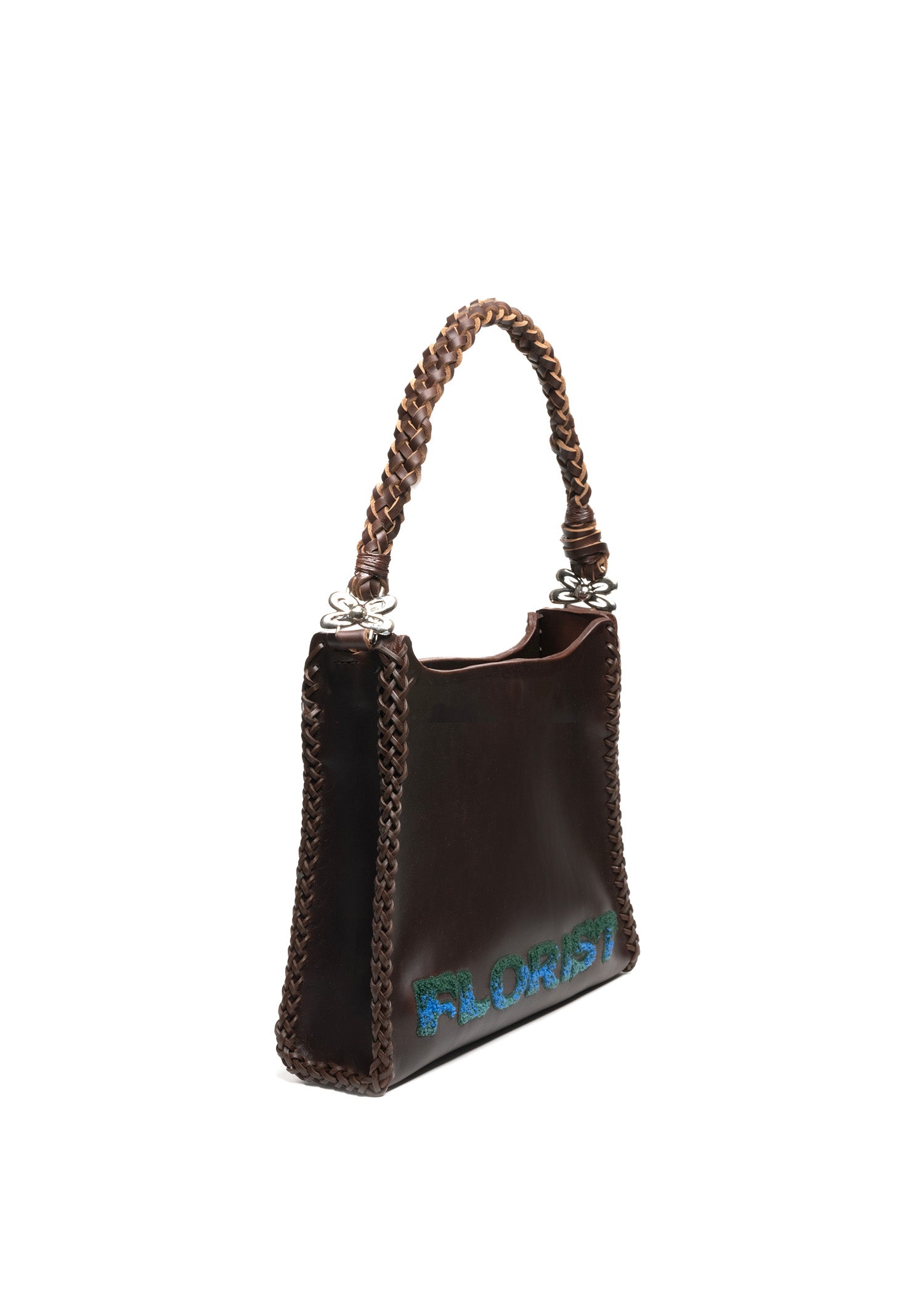Pyramid Shoulder Bag - Brown