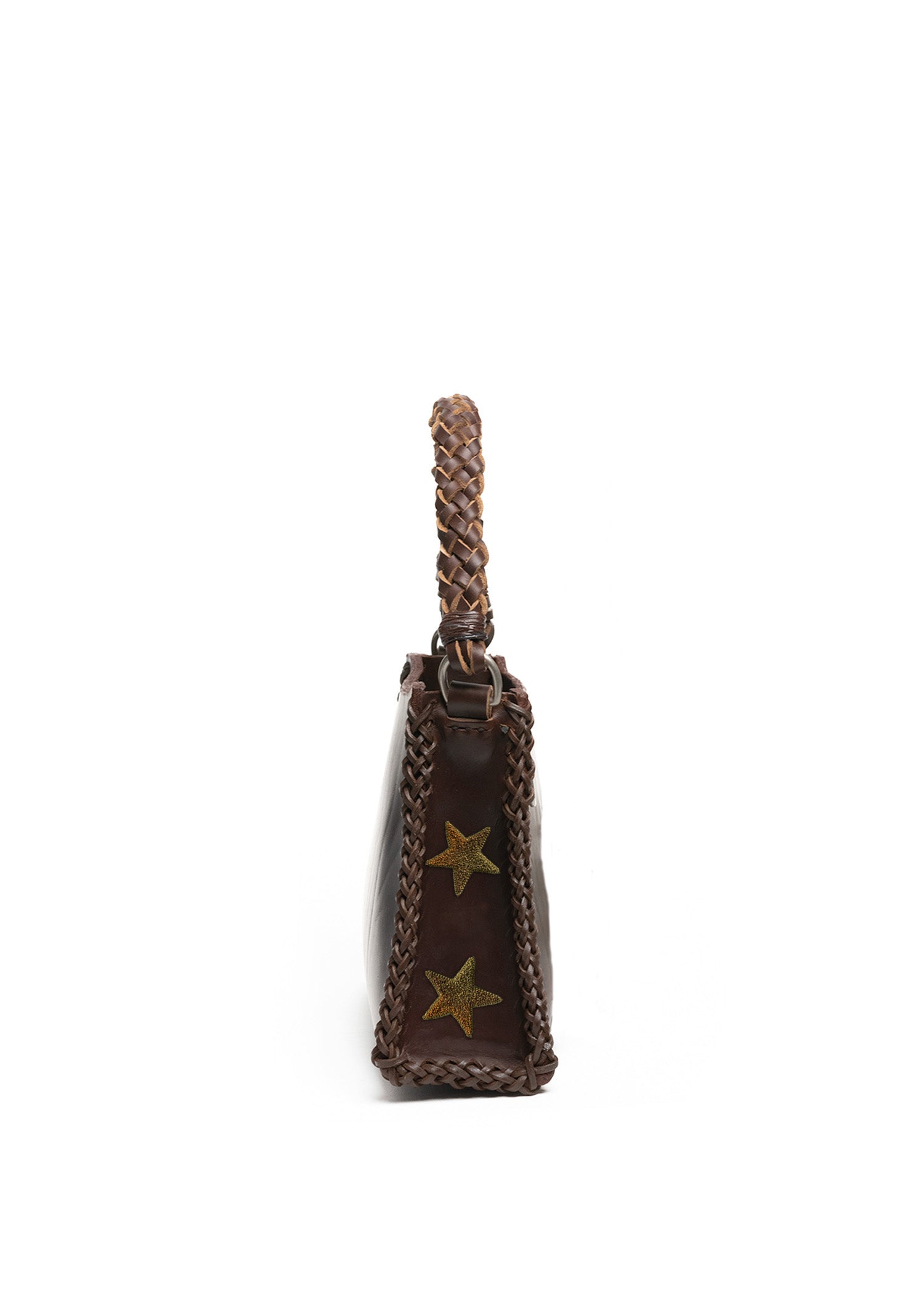 Small Star Pyramid Bag - Brown