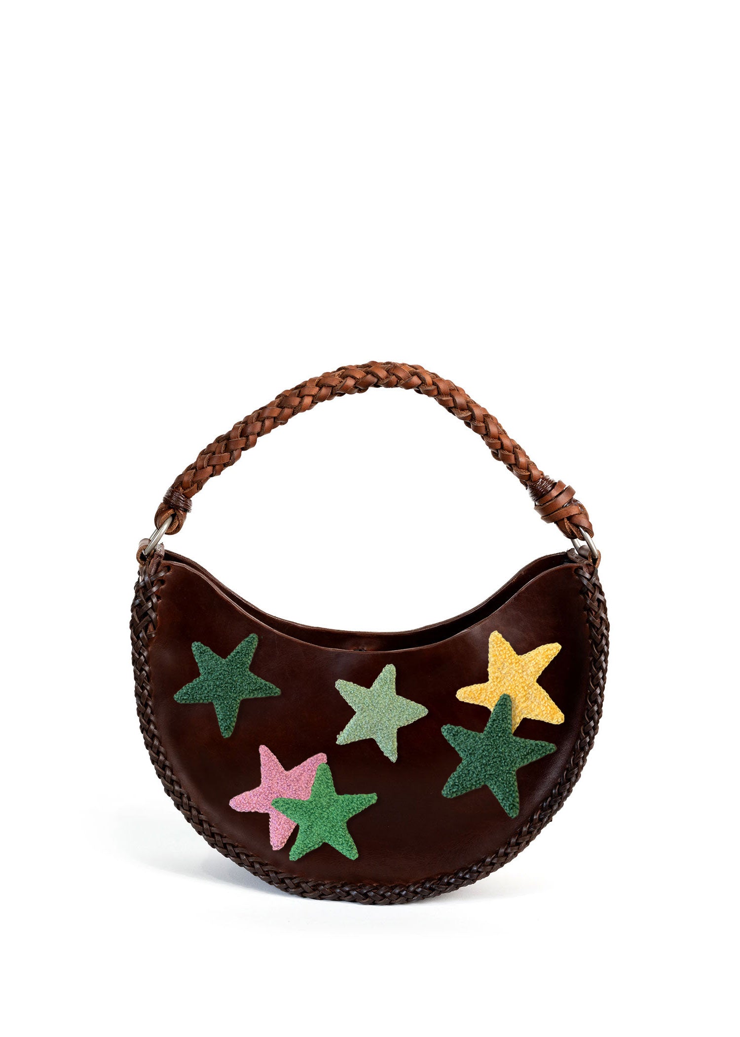 Half Moon Star Bag - Brown