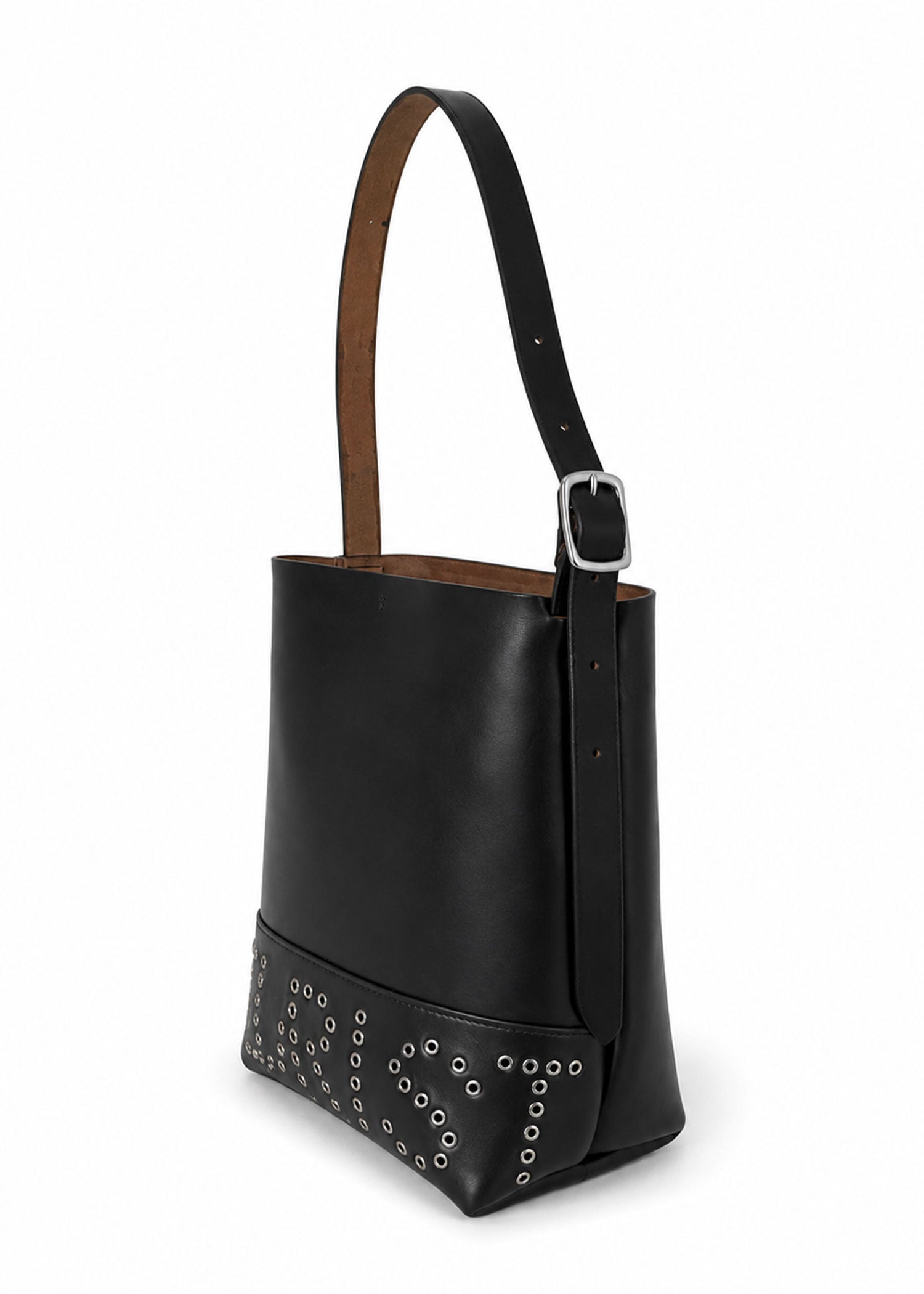 Large 2-Piece Bucket Bag - Black