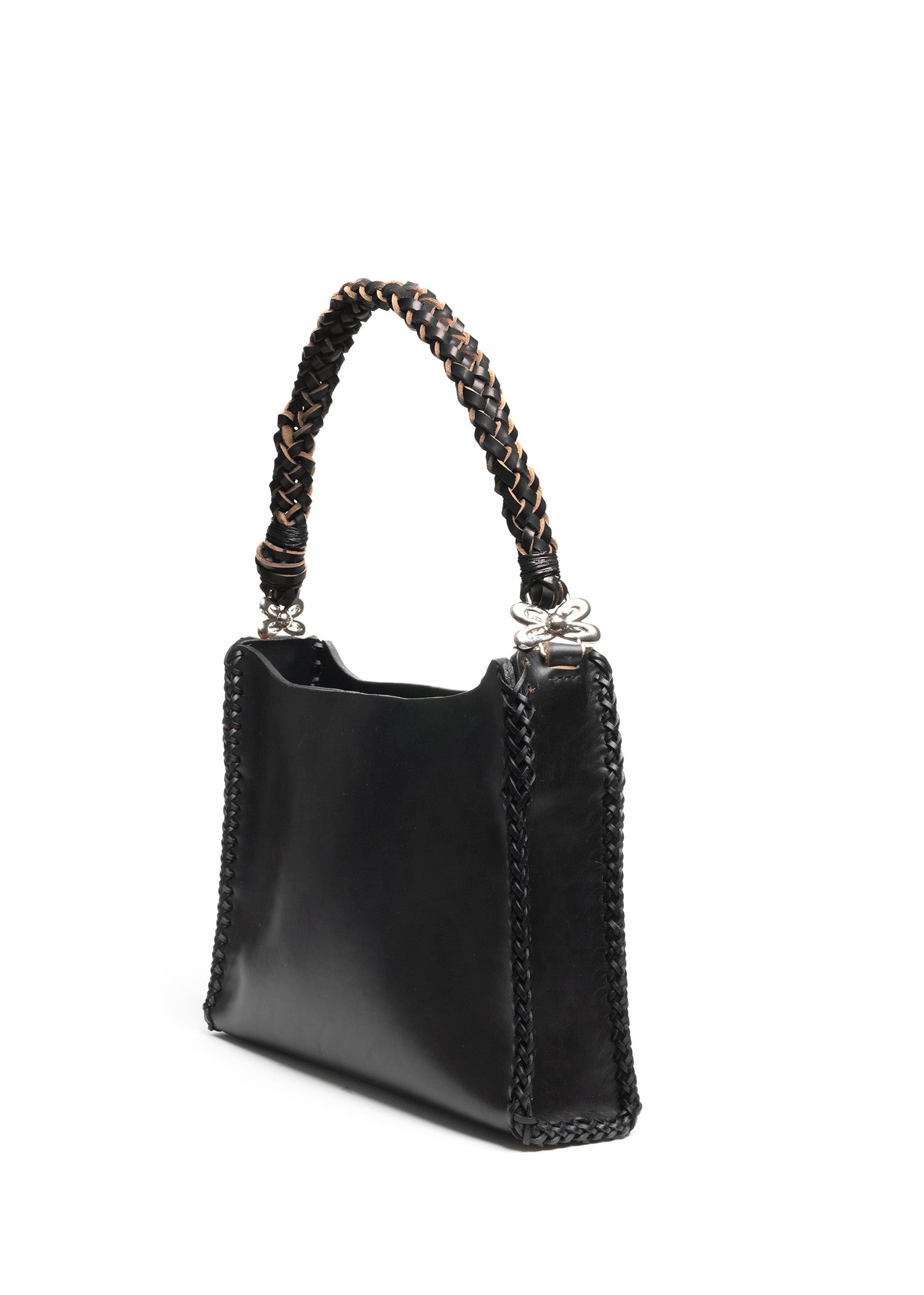 Pyramid Shoulder Bag - Black