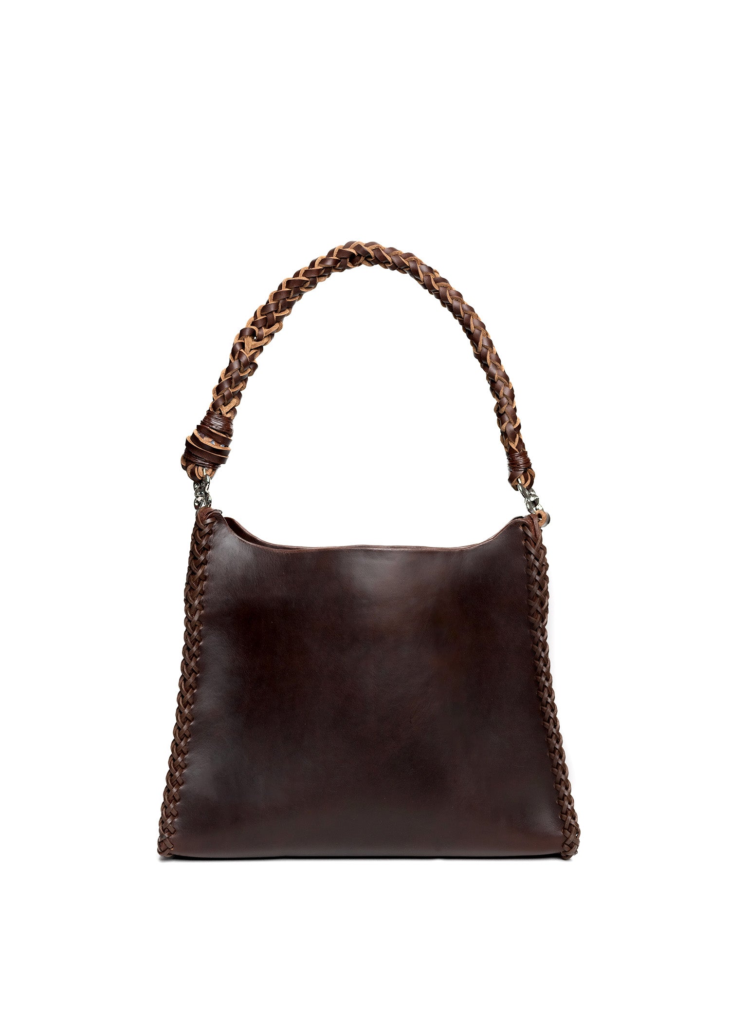 Pyramid Shoulder Bag - Brown