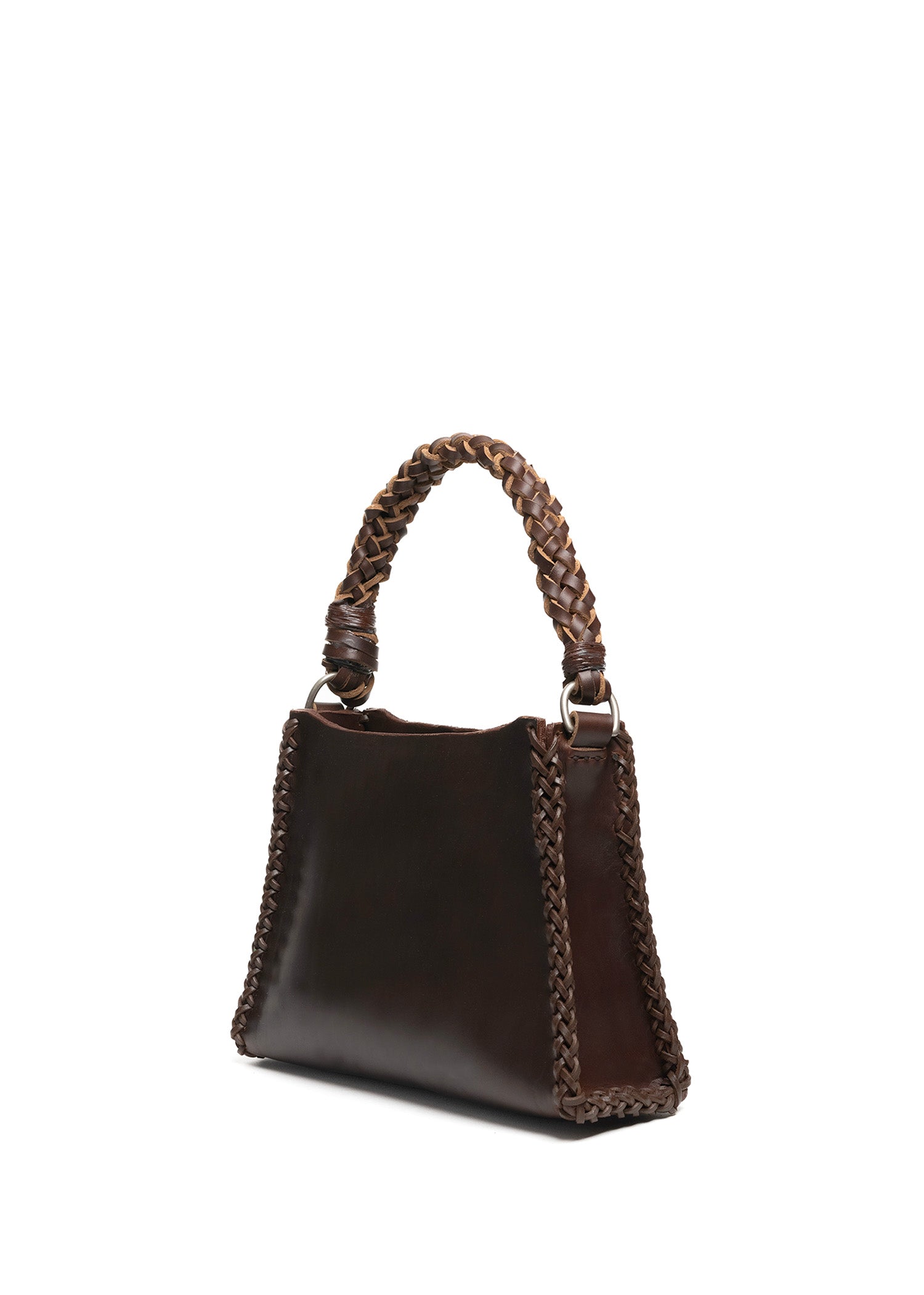 Small Mast Pyramid Bag - Brown